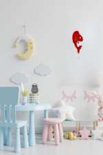 Balık Desenli Ahşap Duvar Lambası LED Çocuk Odası Gece Lambası Renk Seçenekli Dekoratif Aydınlatma - Görsel 2